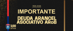 Deuda Arancel Asociativo ARoB 2026